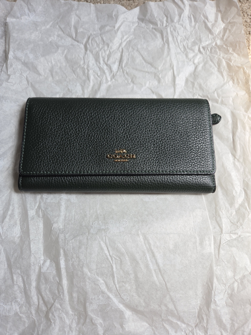 NWT Coach Slim Trifold Wallet (CC815)